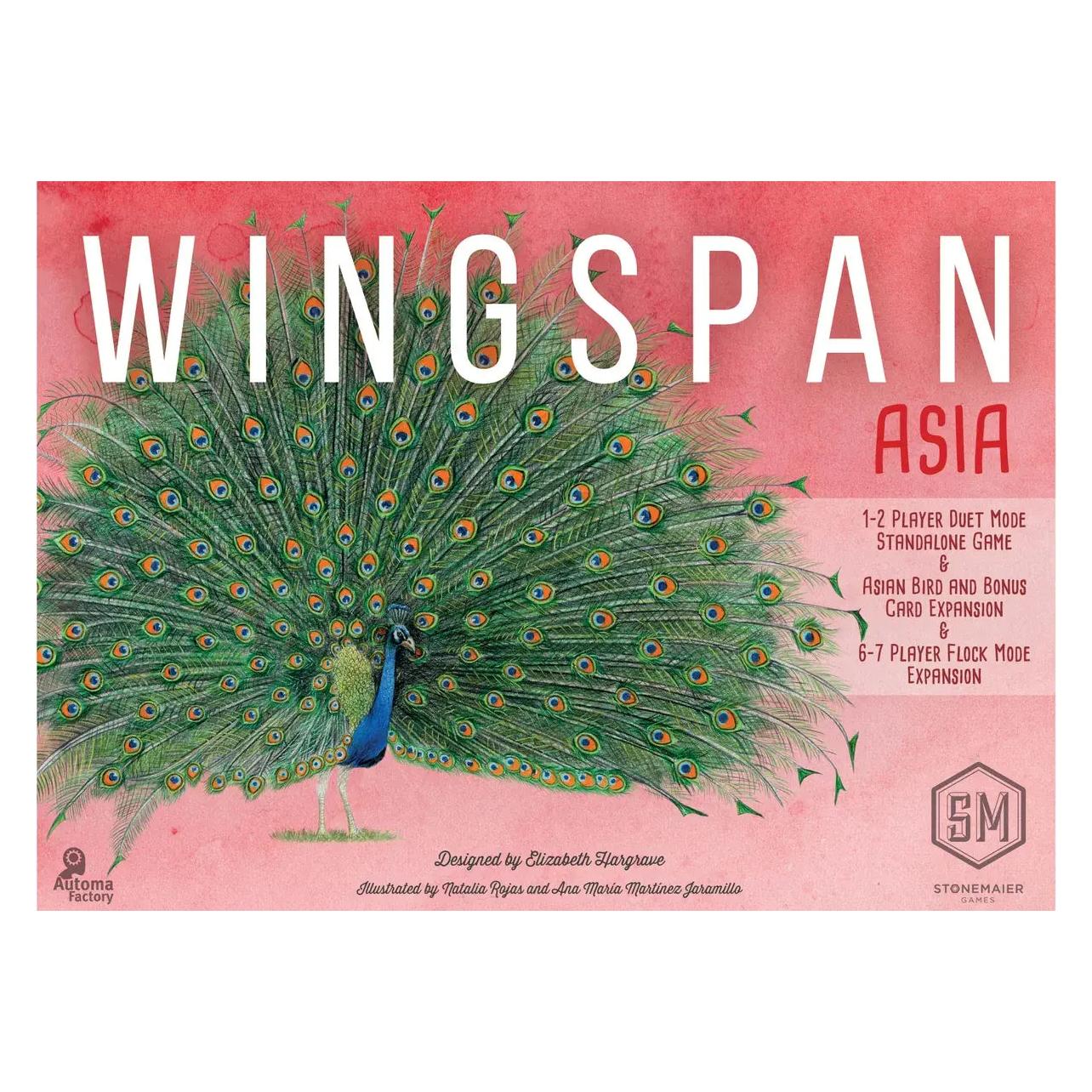 Asmodée Wingspan Asia (ENG) - 3rd Edition 2022 (Englisch, 6 - 7 Spieler) (STM906)