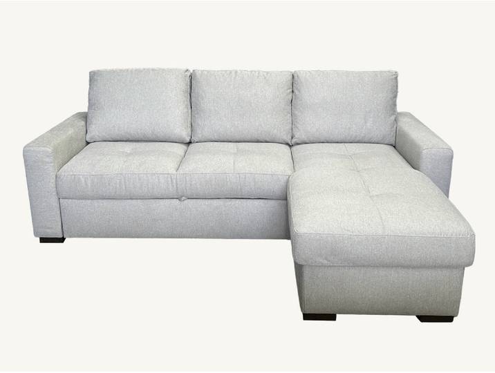 Canapé d'angle convertible et réversible Malena Beige - Basika