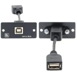 Kramer Wall-Plate Einsatz, Videokabel, Weiss