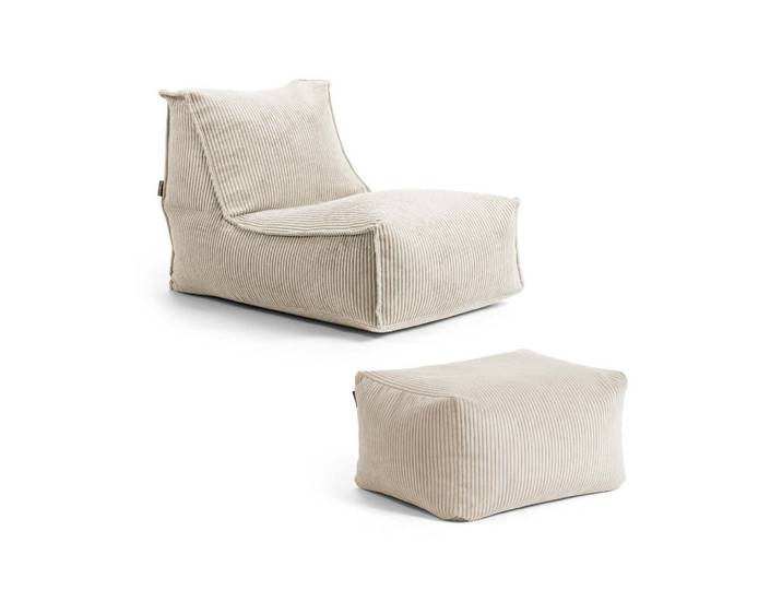 SITZSACK Cord Doze mit Hocker