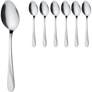 Gräwe Esslöffel Stralsund, 19 cm, Edelstahl 18/0, silber poliert, 6 Stück