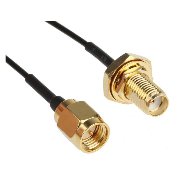 RS PRO SMA-SMA plug cable assembly,IP67, 300mm (7942885)