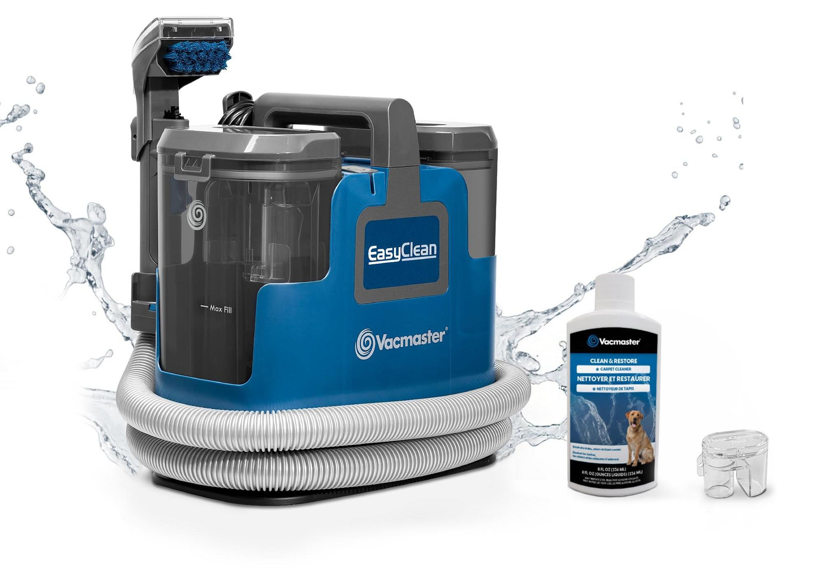 Vacmaster SCB0501 waszuiger en tapijtreiniger, blauw