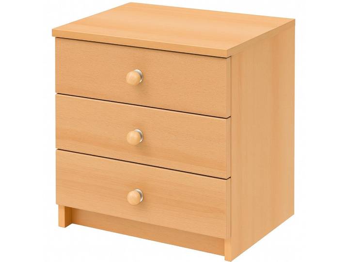 bv-vertrieb Schlafzimmer-Set Komfortbett verstellbar Seniorenbett 100x200 Nachtschrank Buche dekor, (1-tlg), Buche dekor