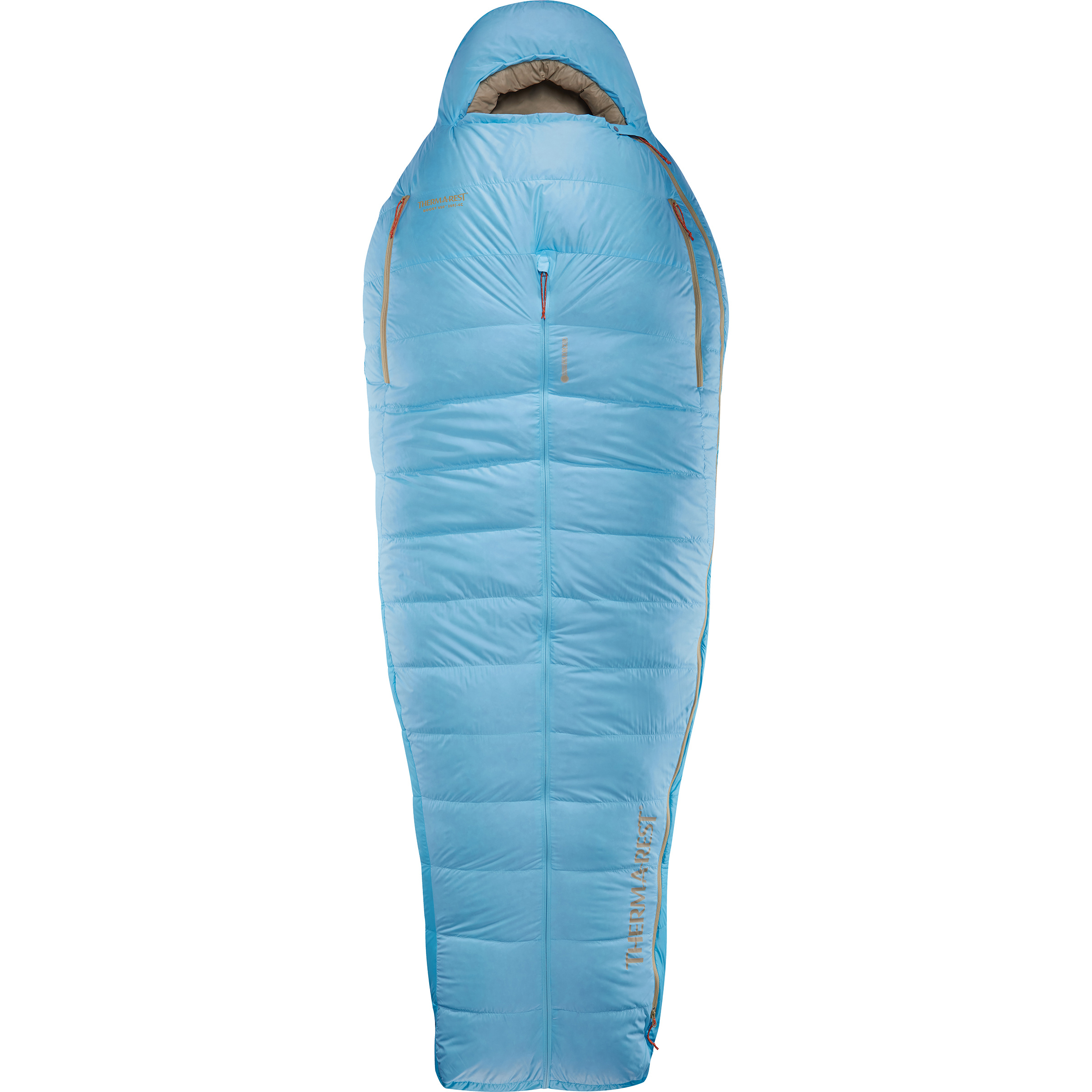 Therm-A-Rest Boost 650 20F/-6C Schlafsack Daunenschlafsäcke blau Größe max. 198cm Trekking Wasserabweisend