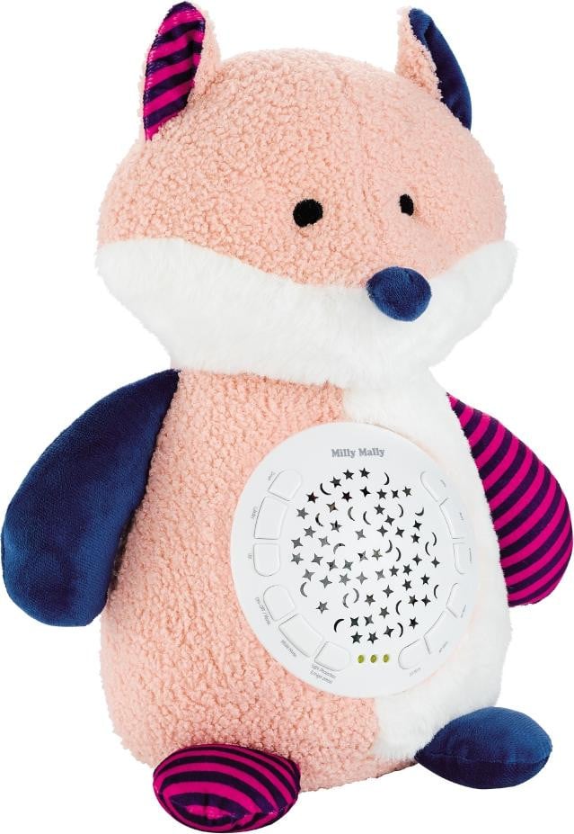 Milly Mally knuffel met Milly Fox-projector