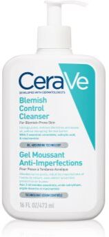 CeraVe Blemish Control gel de limpeza contra imperfeições de pele acneica 473 ml. Blemish Control