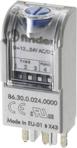 Finder 86.30.0.024.0000T 86.30.0.024.0000T Multifunktions-Zeitschalter 1 St. Zeitbereich: 0.05 - 360000s