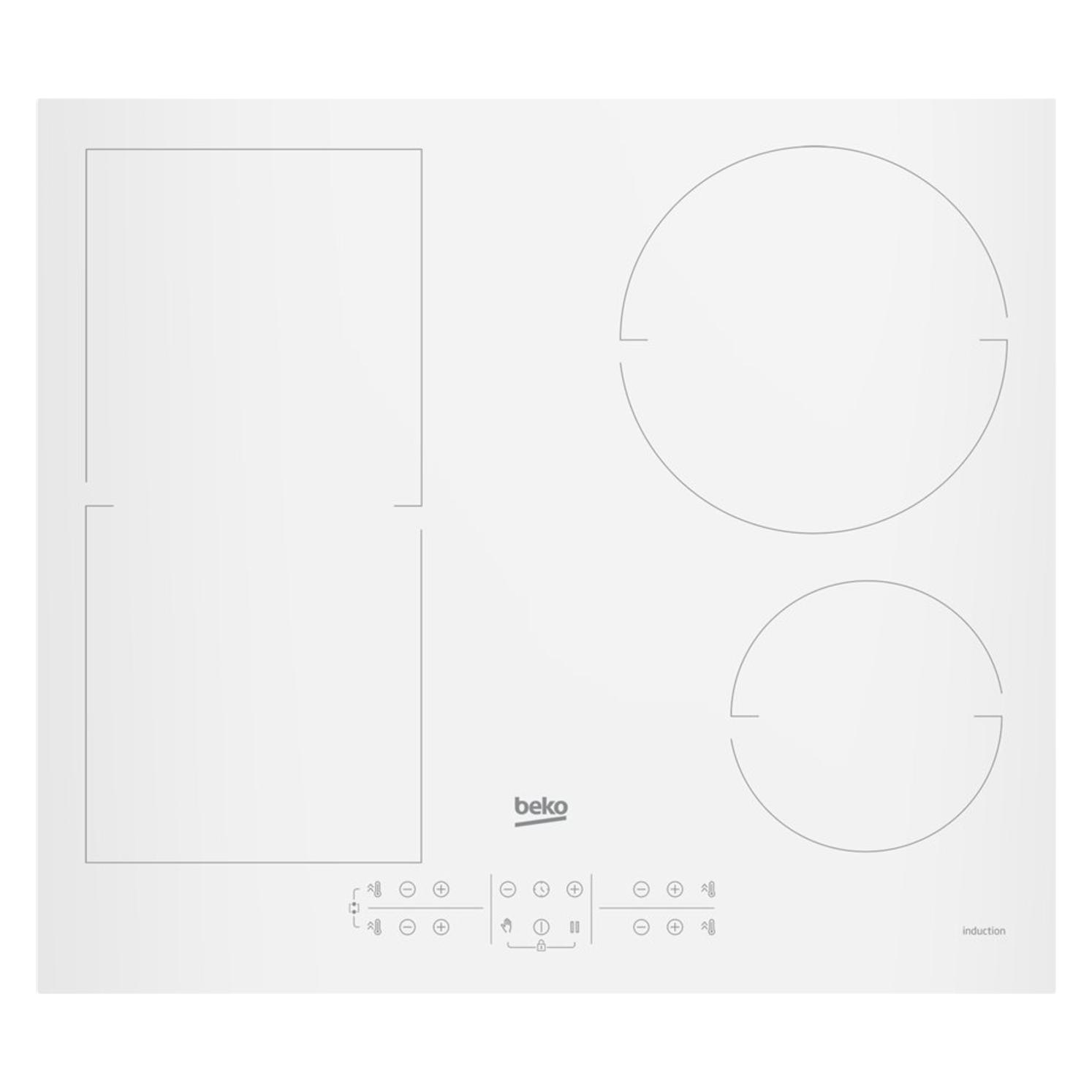 Beko Heating plate HII64200FMTW (58 cm, Induktionskochfeld) (HII64200FMTW)