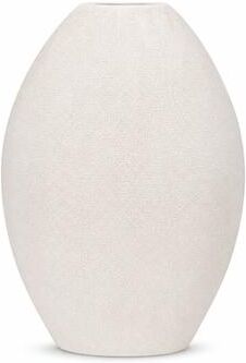 Aria Home Rotund Beige Textured Poly resin Decorative Vase