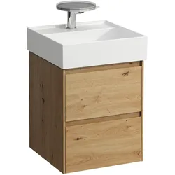 LAUFEN LANI für Kartell Waschtischunterbau, 2 Schubladen, 435x450x515mm, inklusive Ordnungssystem, H4039221122671, Farbe: Wildeiche