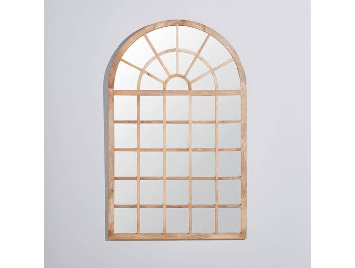 Großer Spiegel aus Mangoholz, 100 x 160 cm