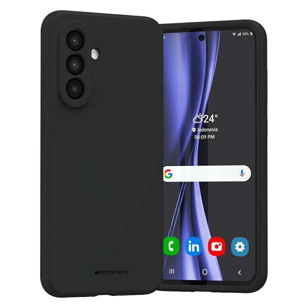 Mercury Etui Silicone Sam A56 czarny/black (Samsung Galaxy A56, Samsung Galaxy A56 5G) (59049982)
