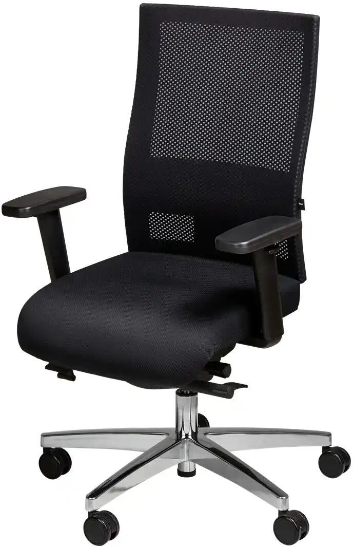 Höffner Bürodrehstuhl  Sitness Profi 200 ¦ schwarz ¦ Maße (cm): B: 70 H: 101 T: 70.0
