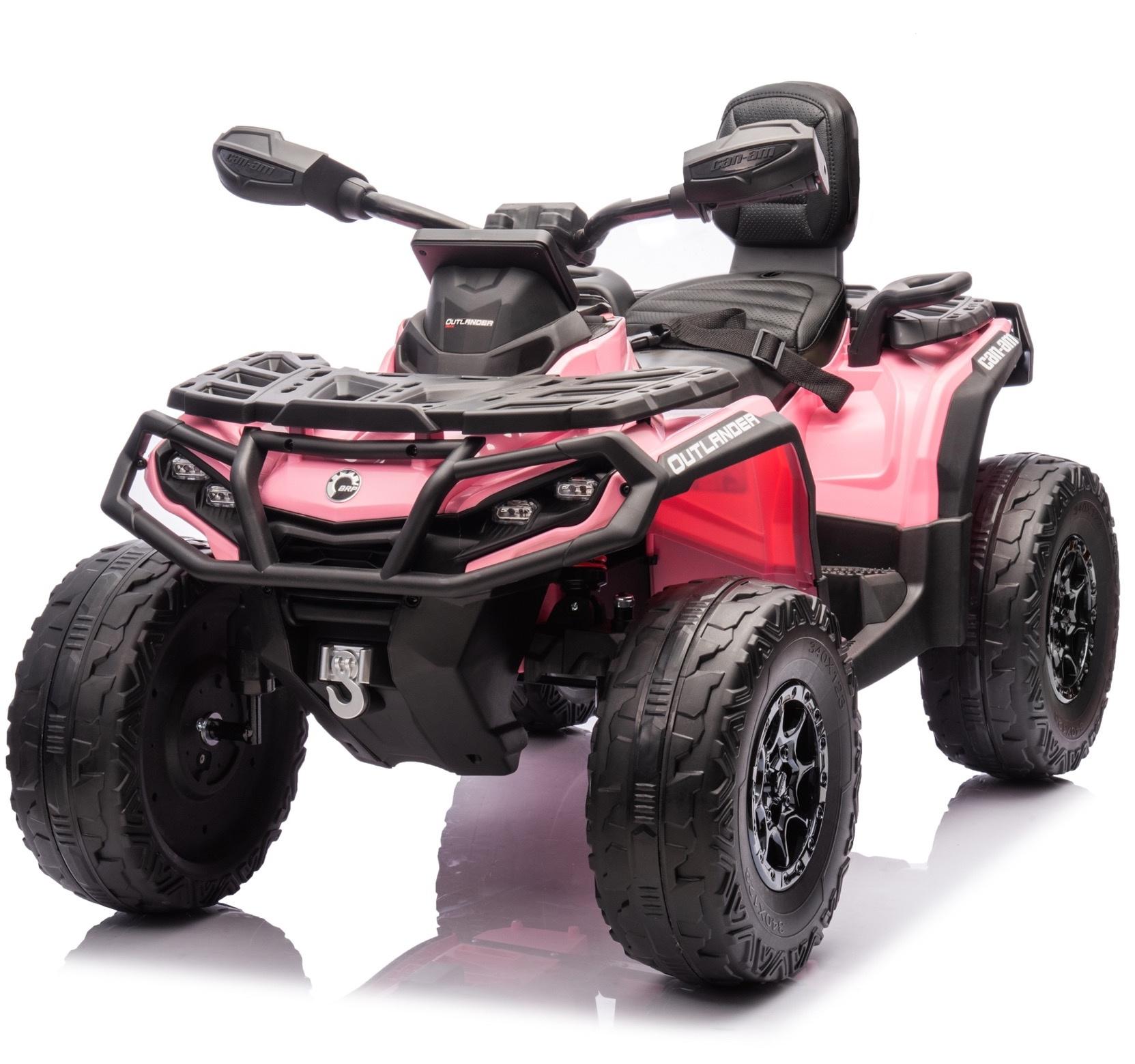 CAN-AM Outlander ATV Kinder-Elektro quad 24V Rosa