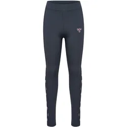 hummel® »Hmljr AOP Gym Tights« - Mädchen - Gr. 110 - dunkelblau