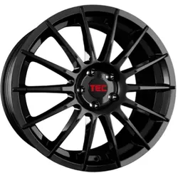 TEC Speedwheels As2 Glossy Black 8x18 ET 18 4/108 Alufelge Schwarz