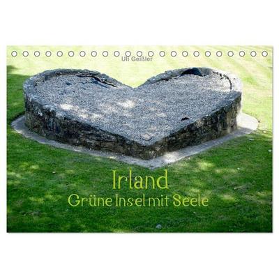 Irland - Grüne Insel mit Seele (Tischkalender 2027 DIN A5 quer), CALVENDO Monatskalender