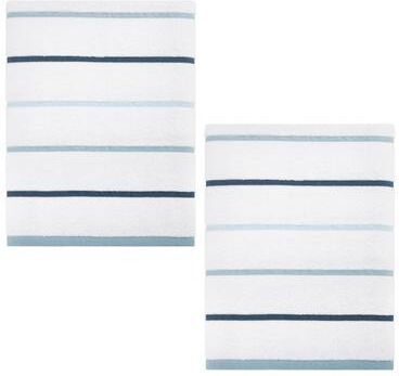 Izod Sandbar Blue 2-Pack Bath Towel Set - Bath Towel 2 Pack