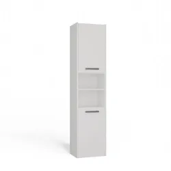 Badezimmer-Hochschrank Sara S40 WEISS