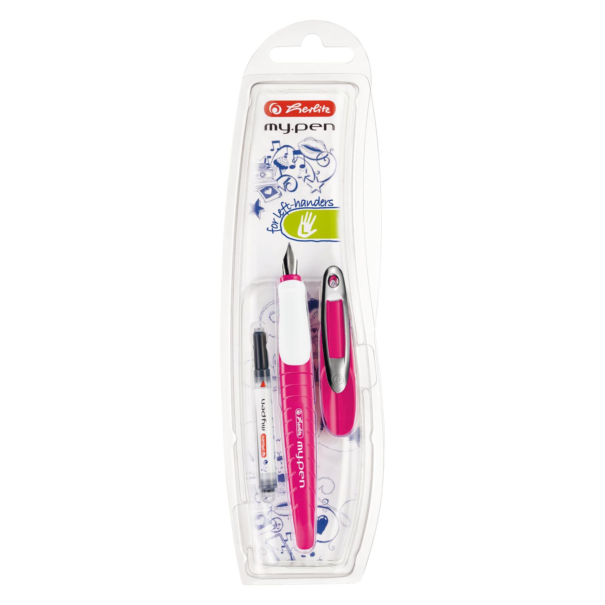 Herlitz Schulfüllhalter my.pen L-Feder /weiss (1x) (50046812)