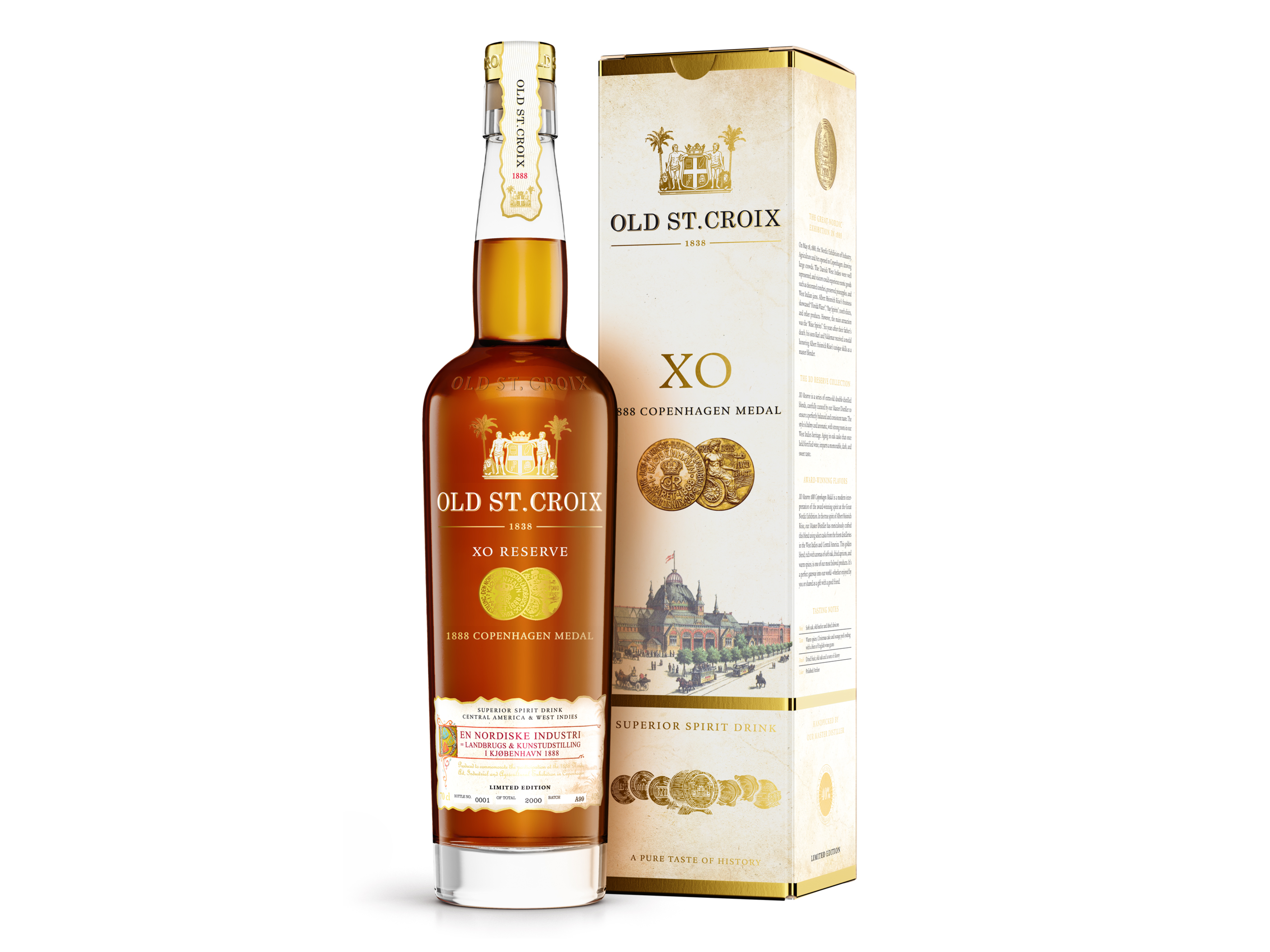 OLD ST. CROIX Copenhagen Medal (Rum-Basis) mit Geschenkbox 40% Vol