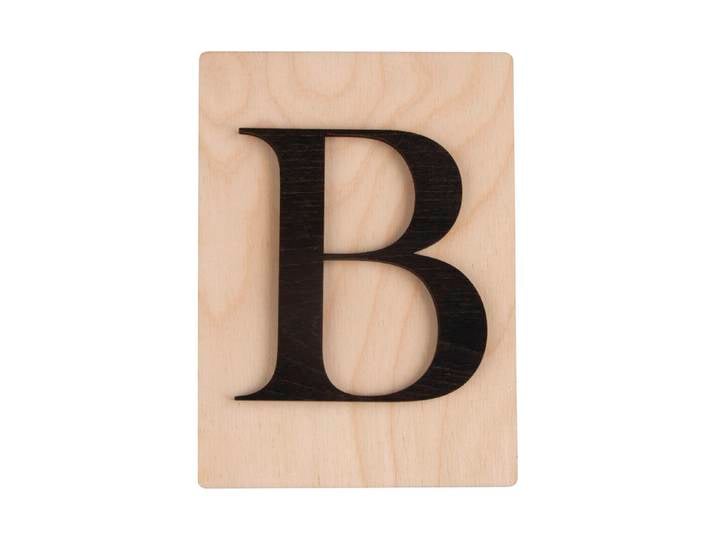 Holz-Buchstabe B, FSC Mixed Credit