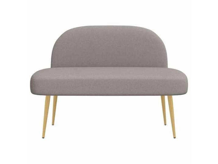 Meuble de couloir - Banc rembourré avec dossier Taupe 110x60x76 cm - design élégant - pour maison(55845）