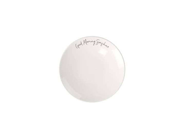 Villeroy & Boch - Statement Assiette Pour Le Petit-Déjeuner Good Morning Sunshine 21 X 21 X 2\,5 Cm\, Assiette En Porcelaine Blanche