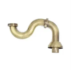 S-förmiger Siphon aus Messing mit Kappe 11/2" aus Messing