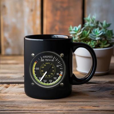 Uplift Picks Spaceship Instrument Panel Ceramic Coffee Mug Sci Fi Novelty Cup 04 301 400 Ml