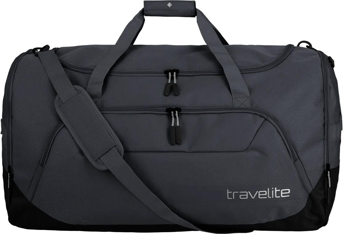 Reisetasche TRAVELITE "KICK OFF", Damen, Gr. B/H/T: 70cm x 40cm x 70cm, grau (anthrazit), Polyester, Taschen Reisetasche anthrazit B/H/T: 70cm x 40cm x 70cm