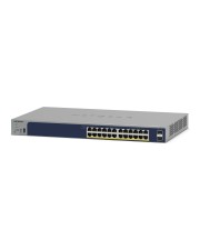 Netgear Smart GS728TP Switch L3 Lite Smart 16 x 10/100/1000 PoE + 8 x 10/100/1000 PoE+ + 4 x SFP an Rack montierbar PoE+ 192 W (GS728TP-300EUS)