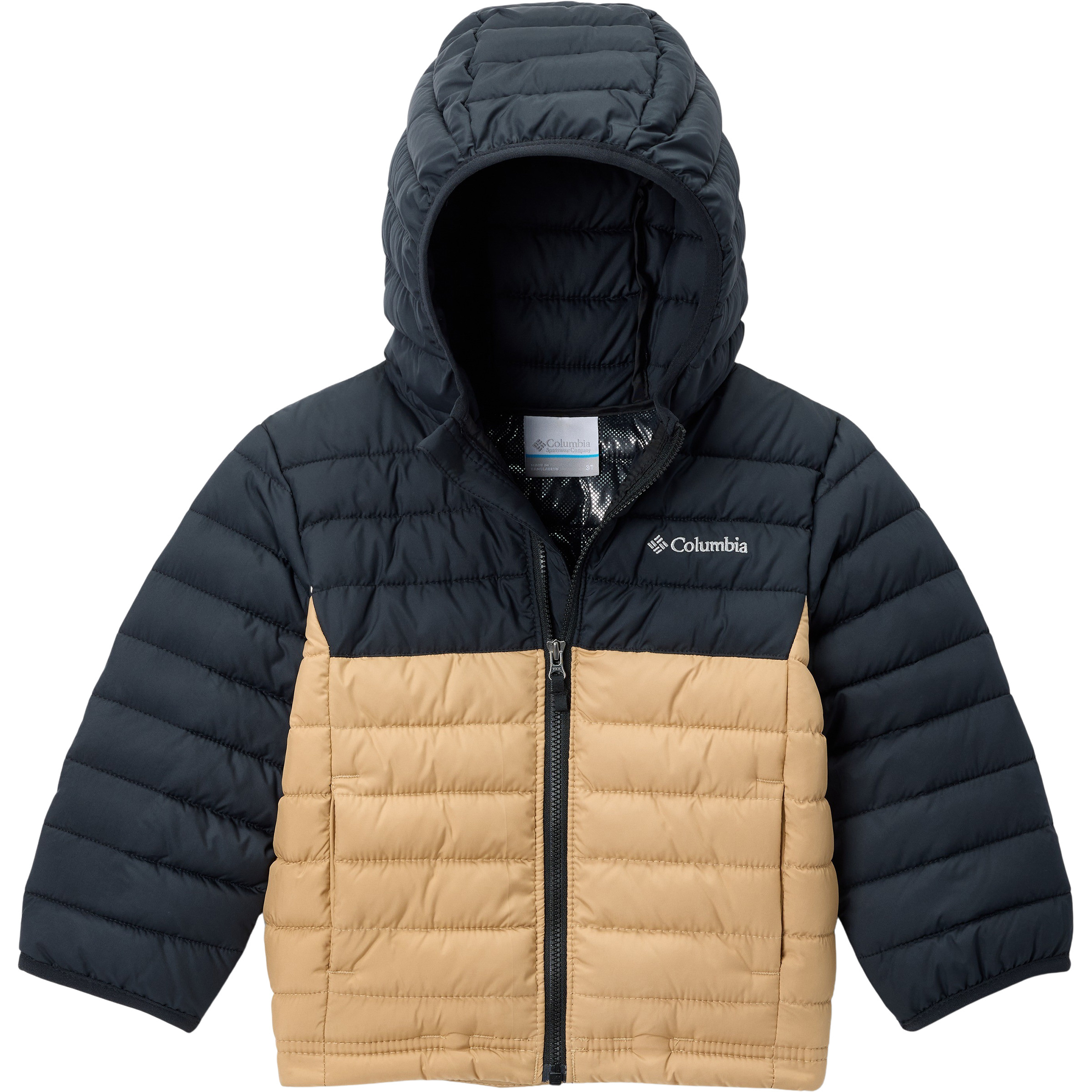 Columbia Powder Lite II Kinder Isolationsjacke braun Größe 168 Trekking Isolierend