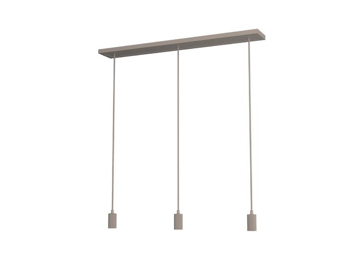 Zand bruine hanglamp Madox 3-lichts Segula - SG-70667