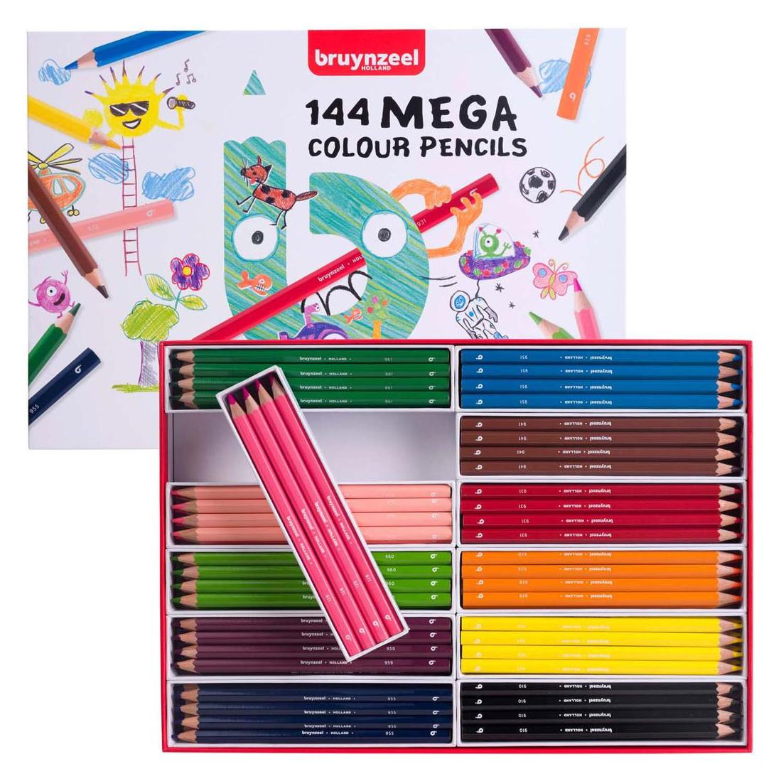 Bruynzeel Mega Buntstiftset, 12x12 Farben (12x) (57456625)