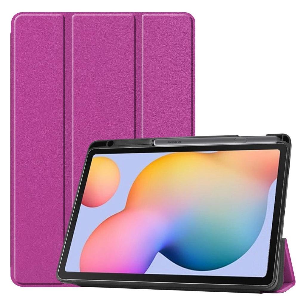 Cover-Discount Galaxy Tab S6 Lite - Tri-fold Smart Leder Case violett (Samsung Galaxy Tab S6 Lite) (101227062H)