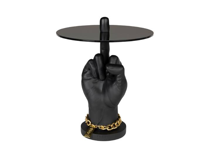 Design Beistelltisch „Fother Mucker“ Ø 40 x 50 cm Schwarz Bold Monkey
