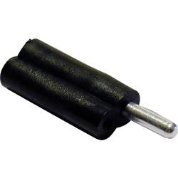 Schnepp F 2020 Büschelstecker Stecker, gerade Stift-Ø: 2 mm Schwarz 1 St. F 2020-BK