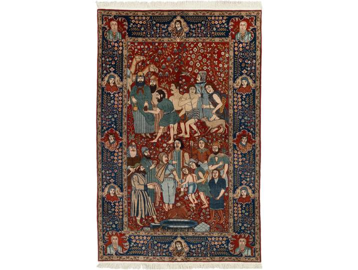 Pakistan Teppich 223x145 Handgeknüpft Orientteppich Wolle