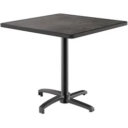 Gastro Outdoor Terrassentisch Rene | klappbar | 80x80 cm | Resalit Kupfer
