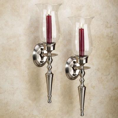 Flythe Consulting Arika Wall Sconce Pair, Pair, Satin Nickel