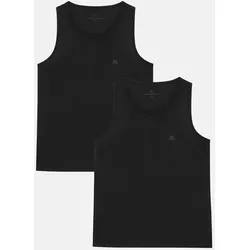 MOMENTUM LAUF TANK TOP - 2-Pack - Schwarz - M