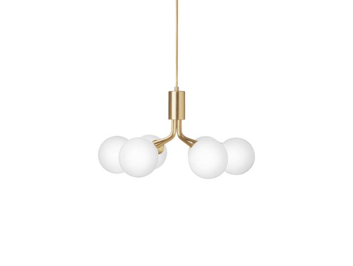 NUURA - Lustre Apiales - Or - Verre soufflé bouche - Designer Sofie Refer