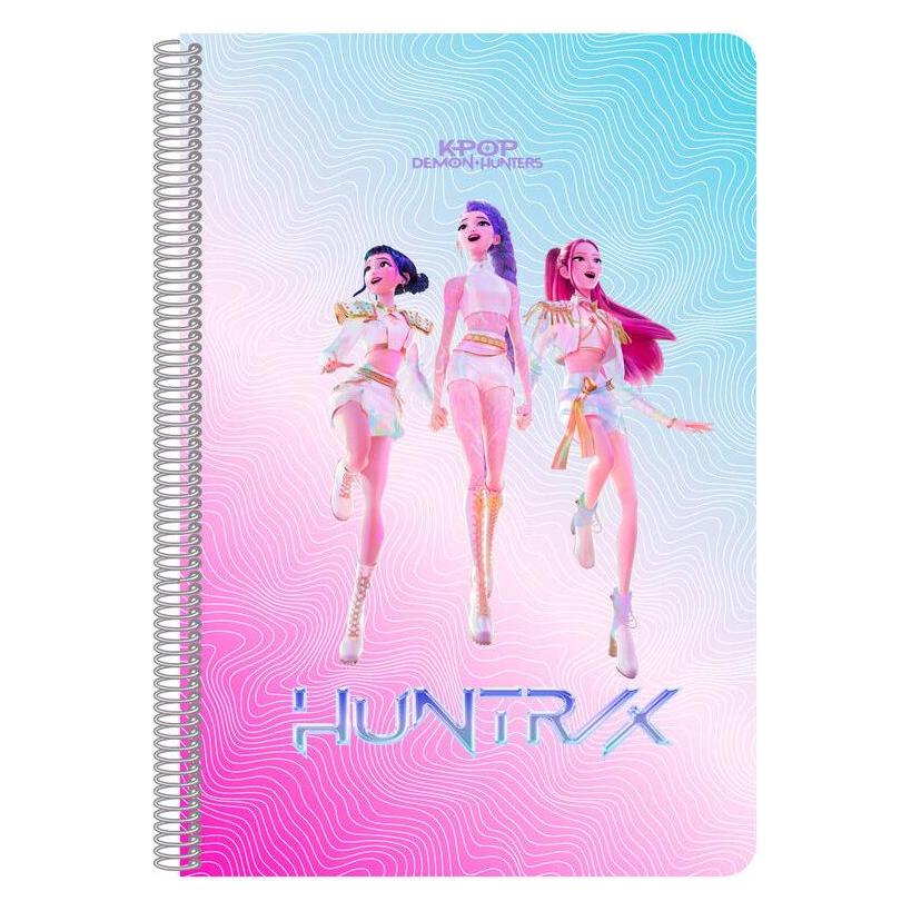 Safta Demon Hunters Kpop notebook (A4, A5, Liniert, Harter Einband) (70614860)