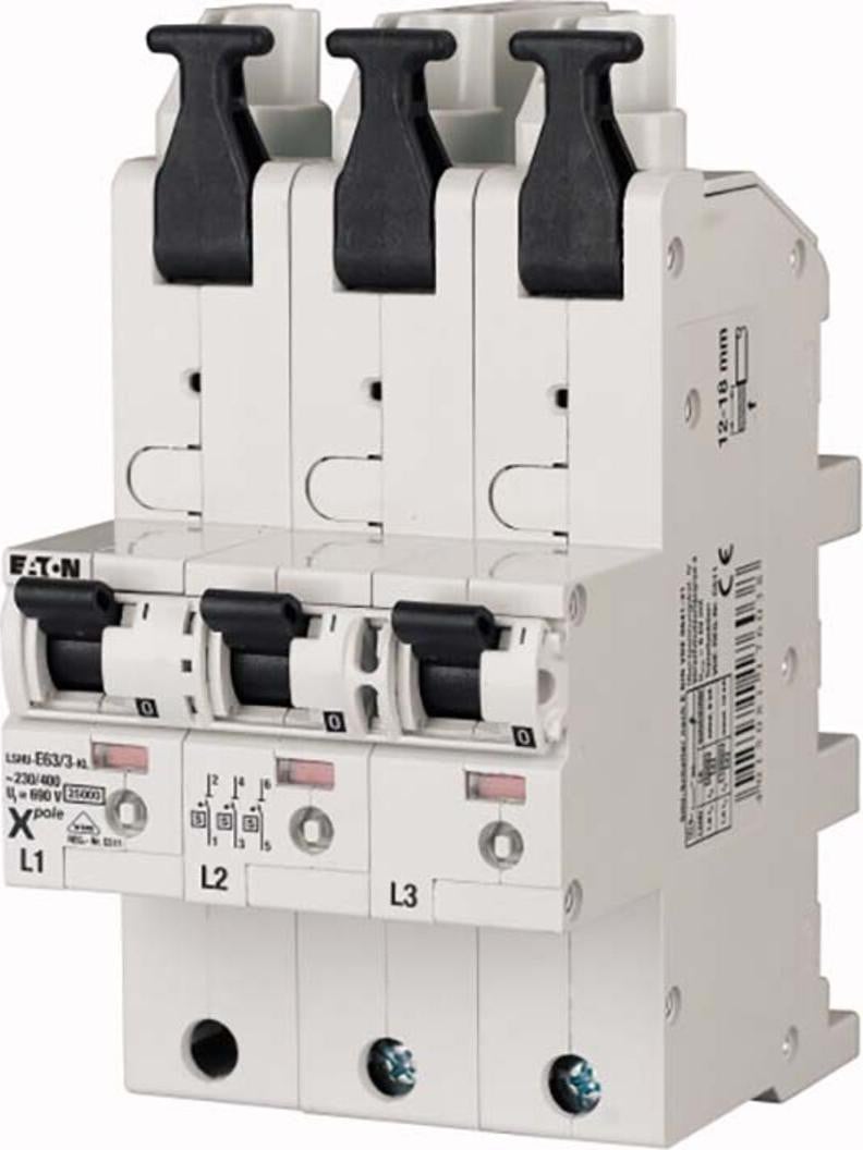 Eaton LSHU-E40/3-KL LS-schakelaar 40A 3-polig AC E-karakteristiek 119716
