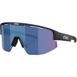 Bliz, Unisex, Sportbrille, Matrix Small (Matt Schwarz, Smoke/Blue Multicolor), Schwarz