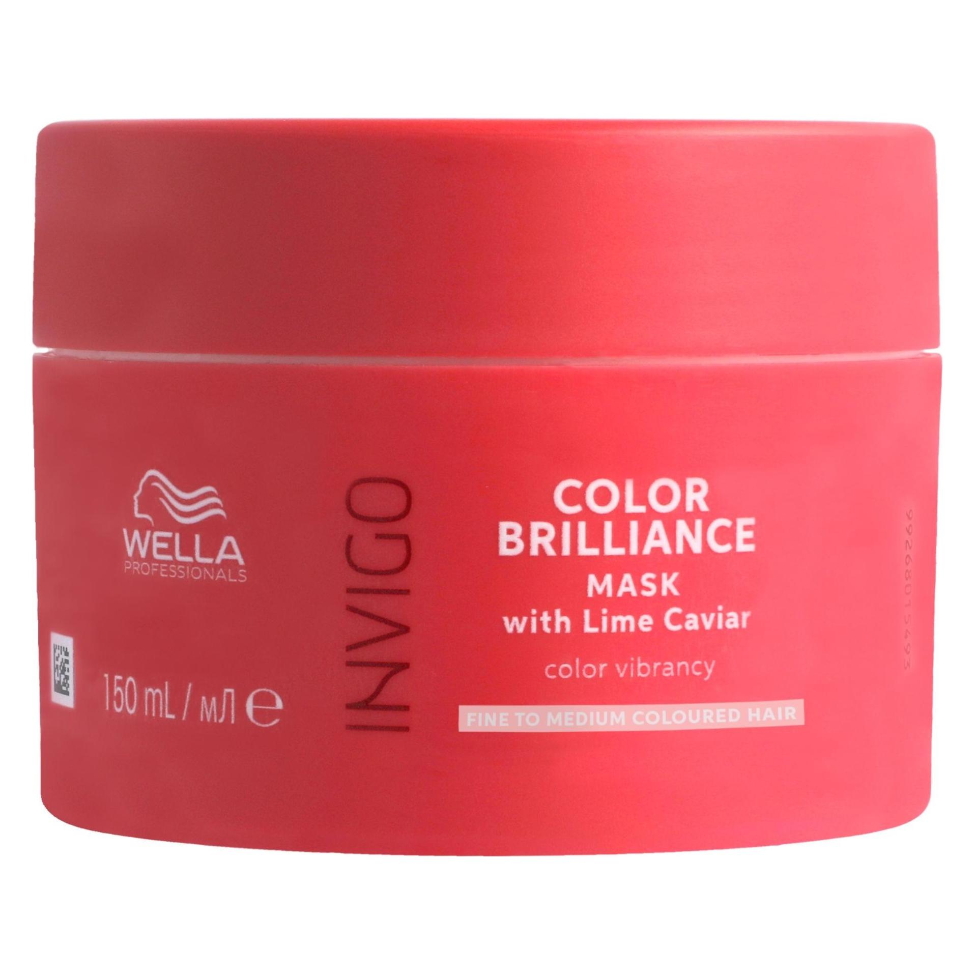 Wella Invigo Color Brilliance Mask Feines bis Mittelfarbiges Haar (15 ml) (3720)
