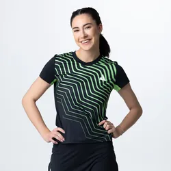 Joola Shirt Lady Waves Team 25 schwarz/grün 36 XS - 36/XS