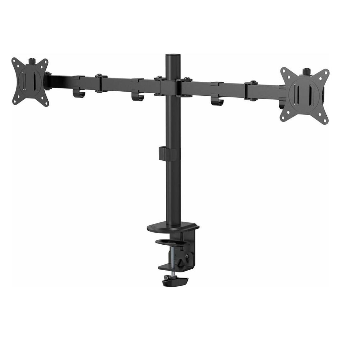 eSTUFF Dual Office Monitor Desk (Tisch, 32", 9 kg) (GLB227002)
